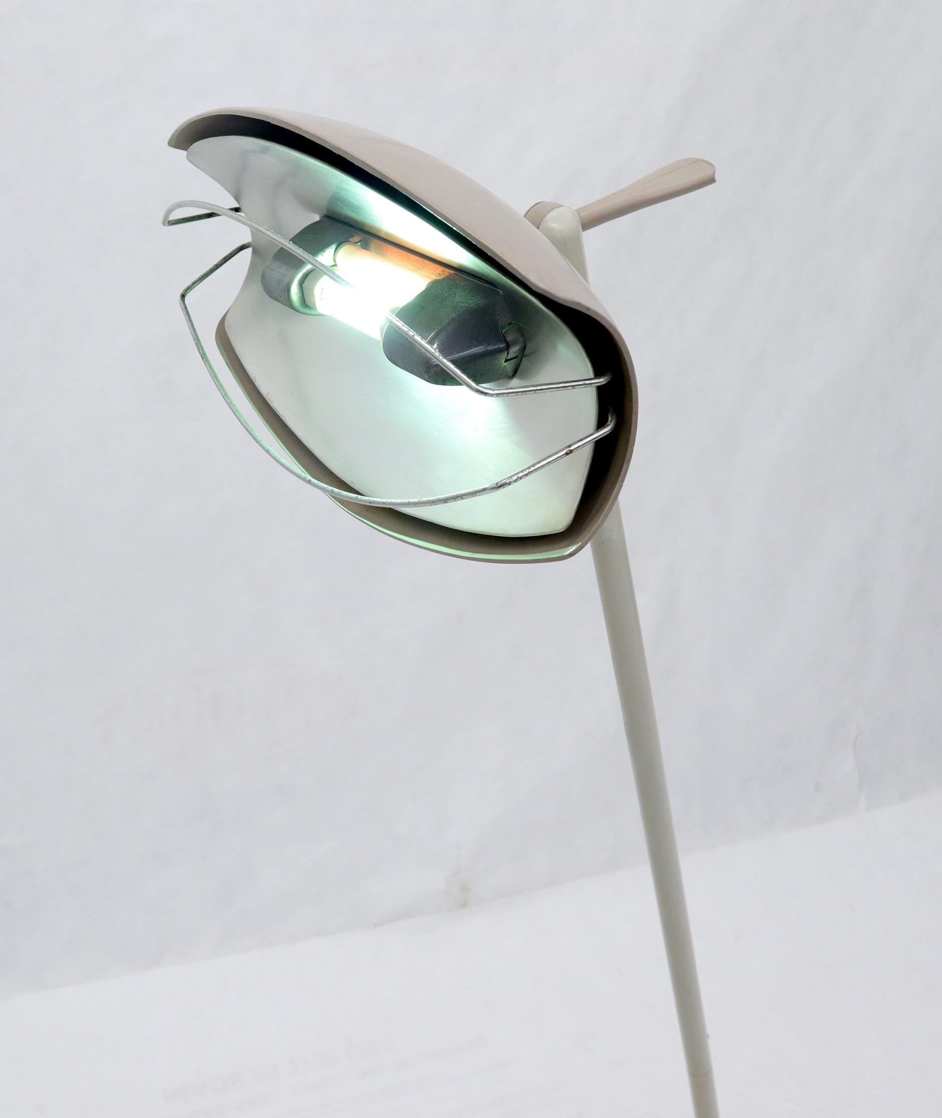 Mid-Century Modern Tripod Stand Unusual Floor Heat Solar Quartz Lamp by Bikini For Sale 6
