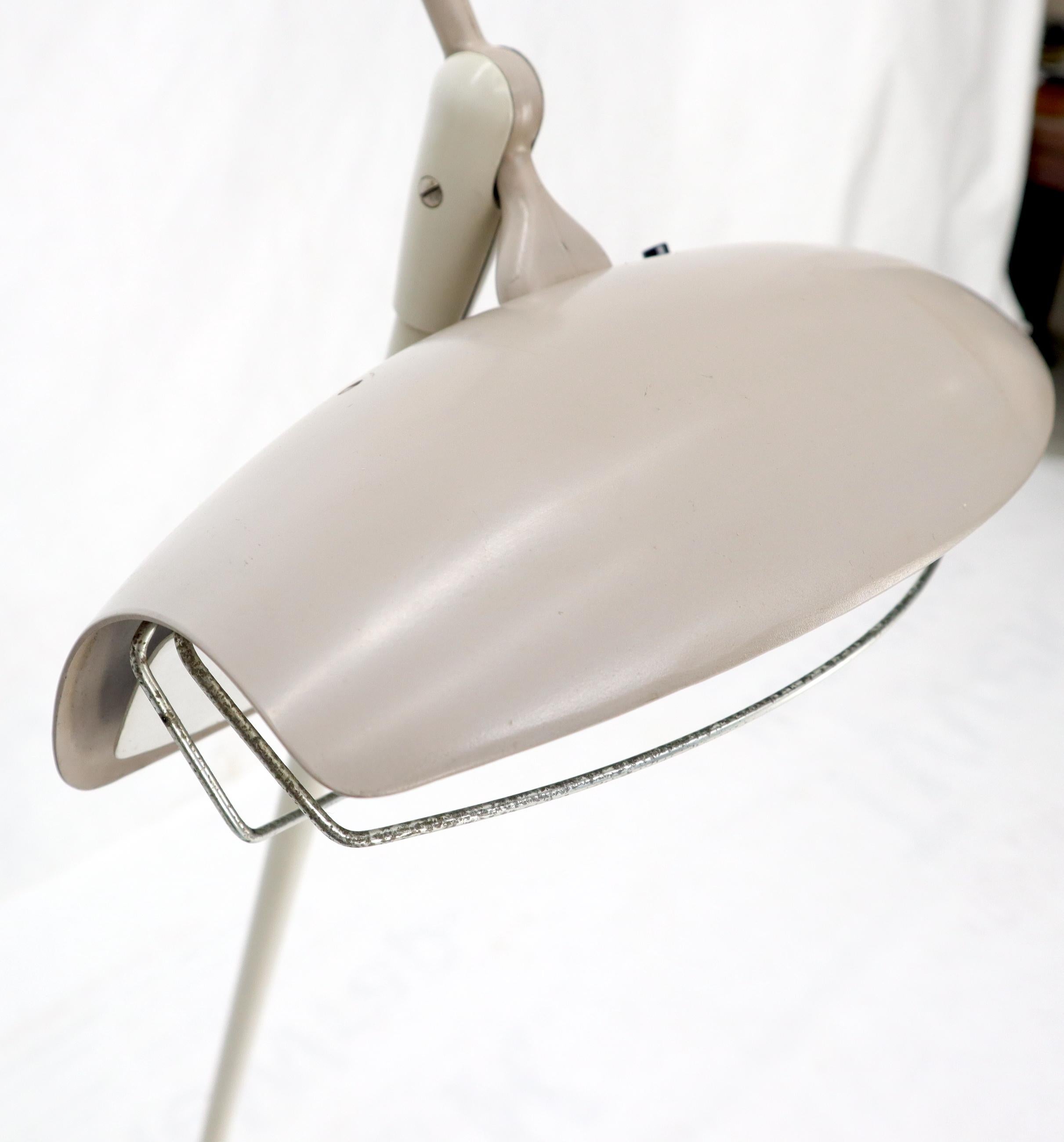20th Century Mid-Century Modern Tripod Stand Unusual Floor Heat Solar Quartz Lamp by Bikini For Sale