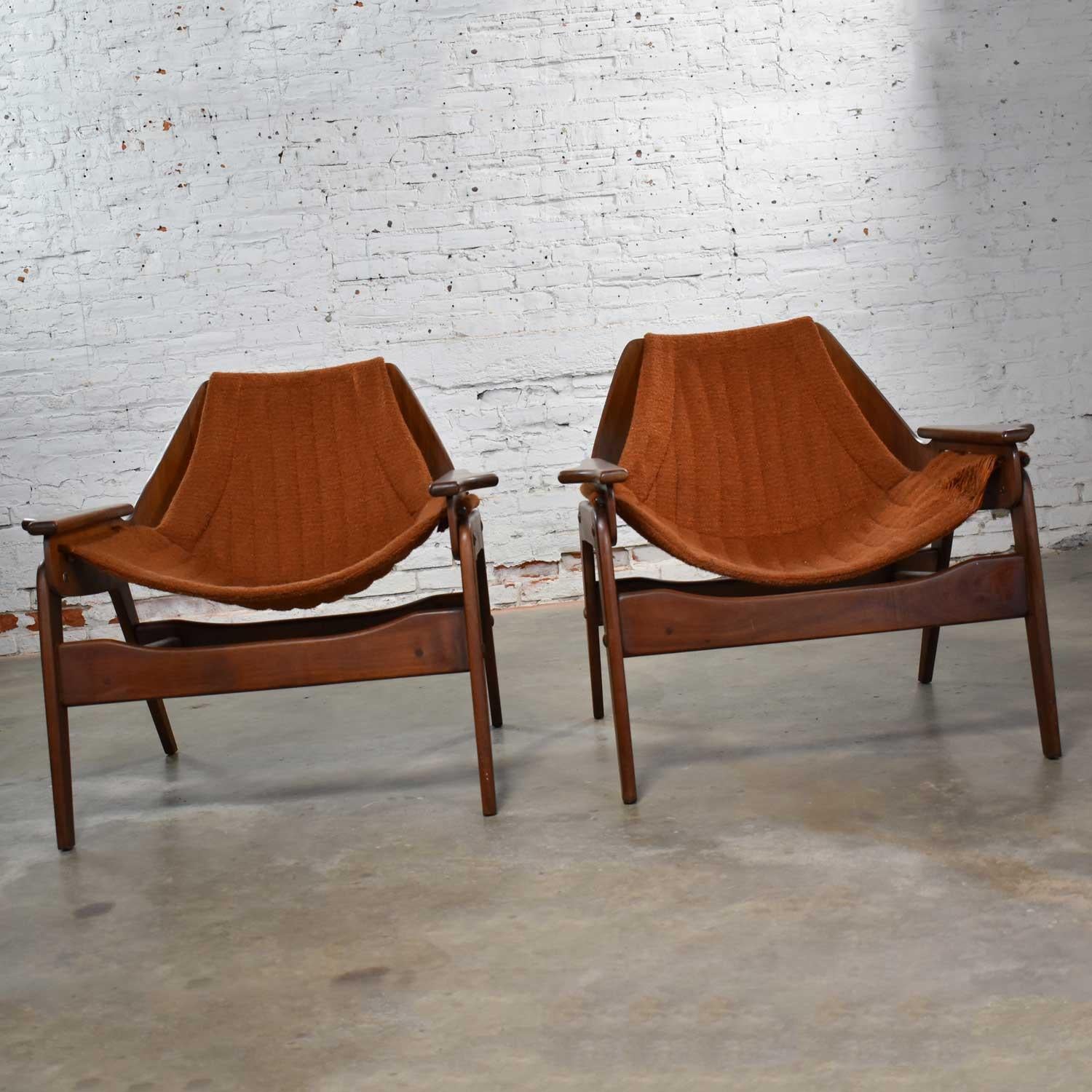 mid century modern sling chair
