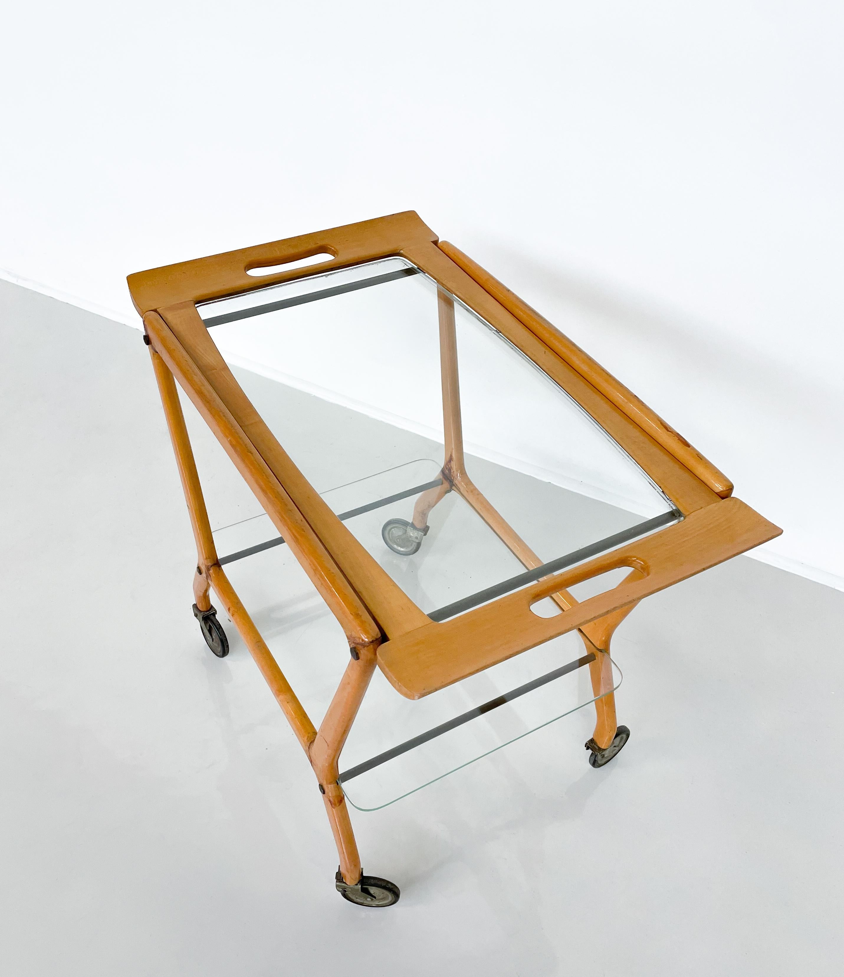 Mid-Century Modern Trolley by Ico Parisi for Angelo de Baggis, Italy, 1950s In Good Condition For Sale In Brussels, BE