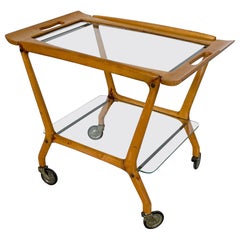 Carrello moderno di metà secolo di Ico Parisi per Angelo De Baggis, Italia, anni '50