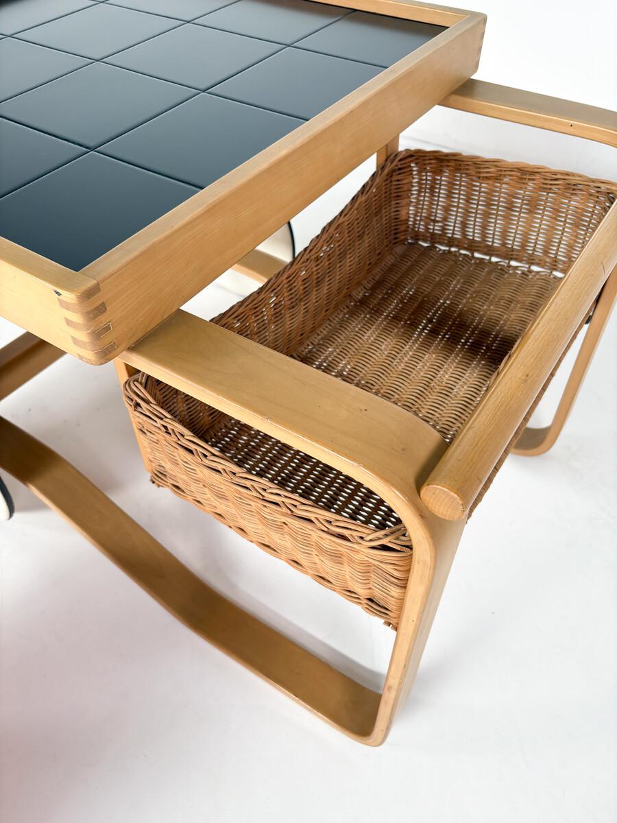 Mid-Century Modern Chariot moderne du milieu du siècle Model No 900 par Alvar Aalto+Aalto pour Artek, années 1950 en vente