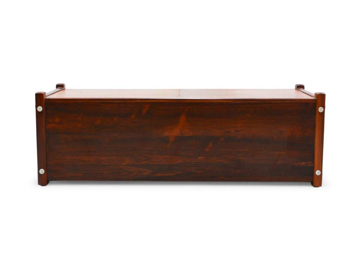 20th Century Mid-Century Modern Trunk Model “Sabara” in Hardwood by Sergio Rodrigues, 1965 For Sale