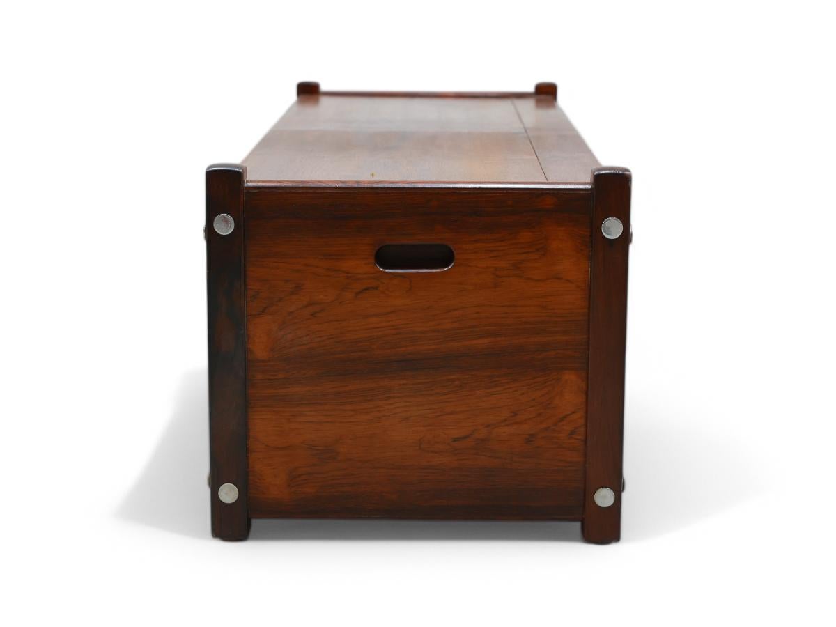 Mid-Century Modern Trunk Model “Sabara” in Hardwood by Sergio Rodrigues, 1965 For Sale 1