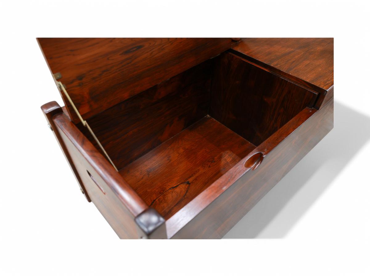 Mid-Century Modern Trunk Model “Sabara” in Hardwood by Sergio Rodrigues, 1965 For Sale 2