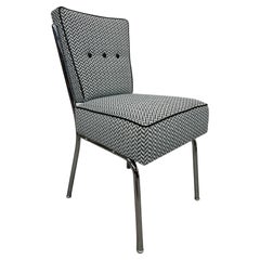 Mid-century modern tubular steel chair by Jozsef Peresztegi