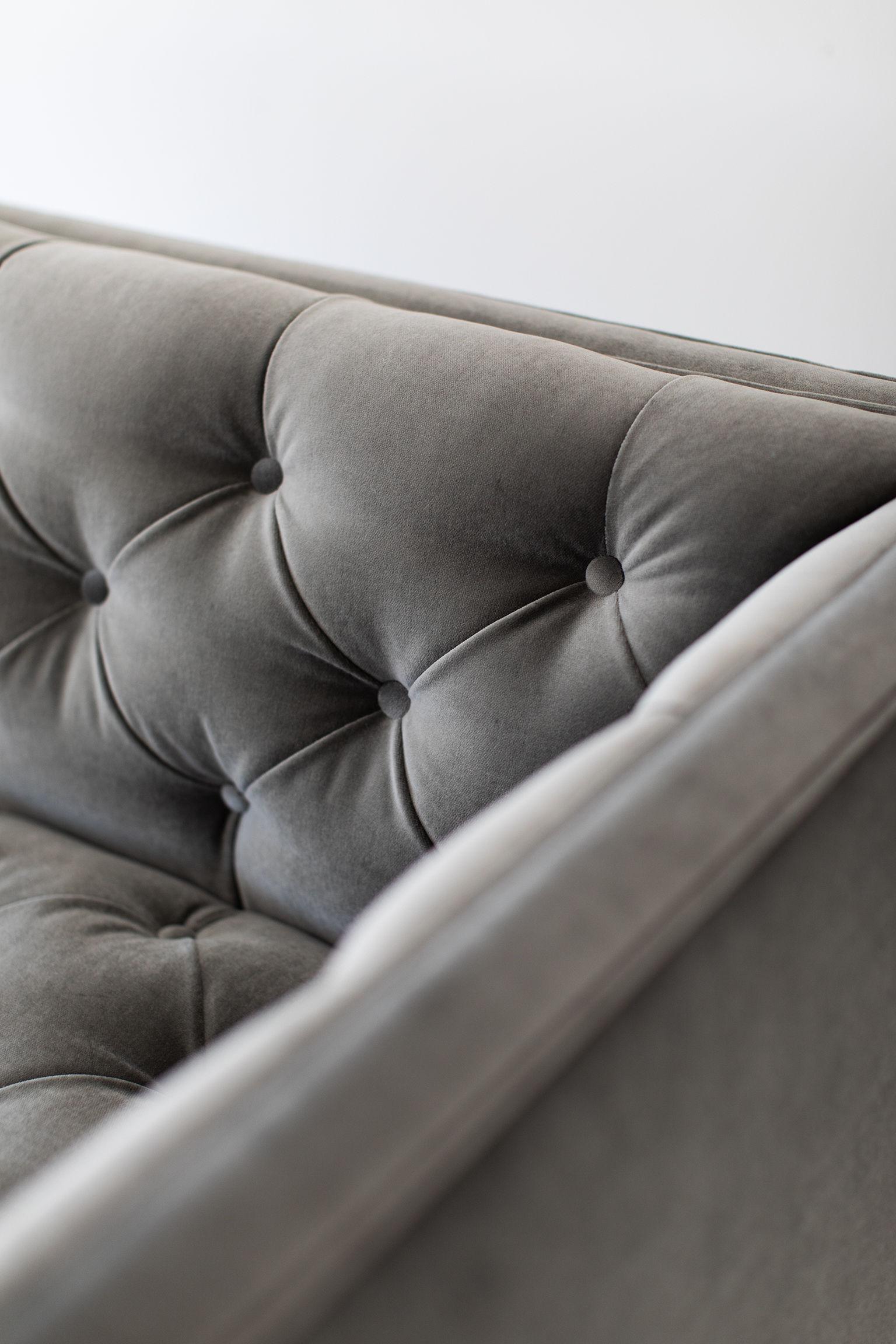 Mid-Century Modern Tufted Sofa 1