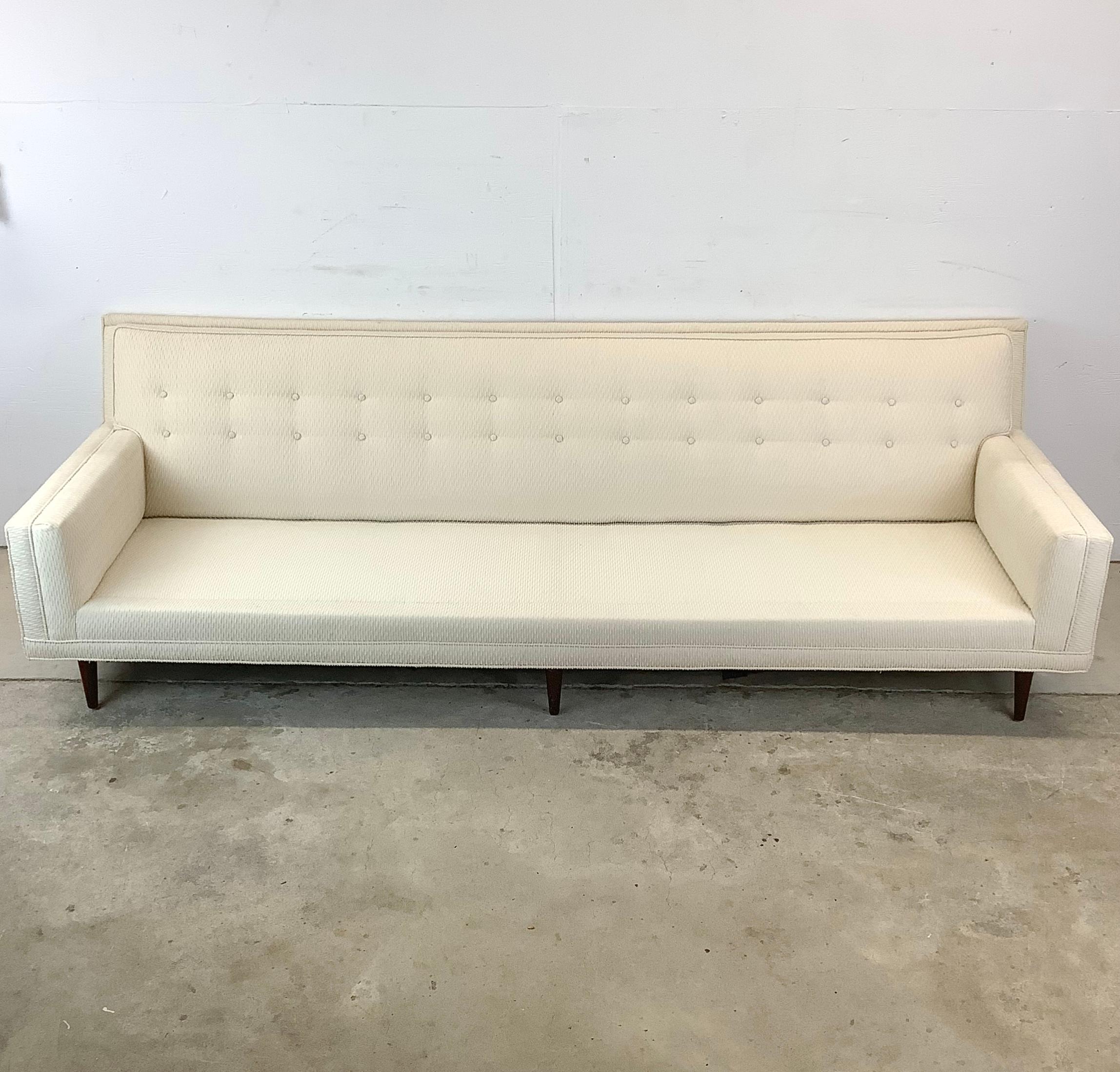 Other Mid-Century Modern Tufted Sofa  For Sale