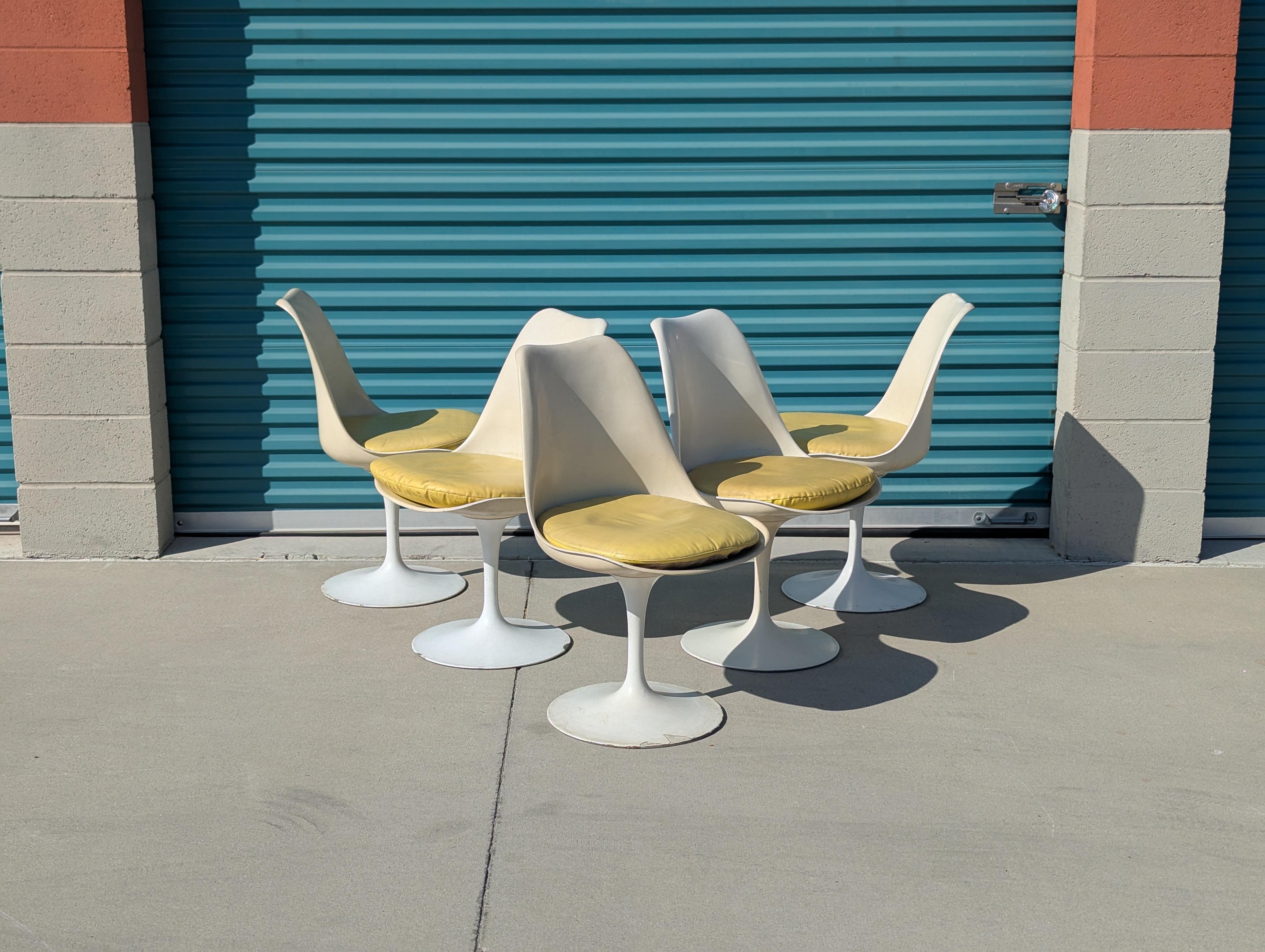 Sedie da pranzo senza braccioli Tulip di Eero Saarinen per Knoll, 1960 ca. in vendita 4
