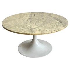 Mid-Century Modern Tulip Base Marble Coffee Table by Honsel, Germany, 1960's