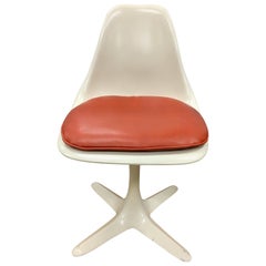Mid-Century Modern Tulip Dining Chairs Saarinen Style Burke USA:: Satz von vier