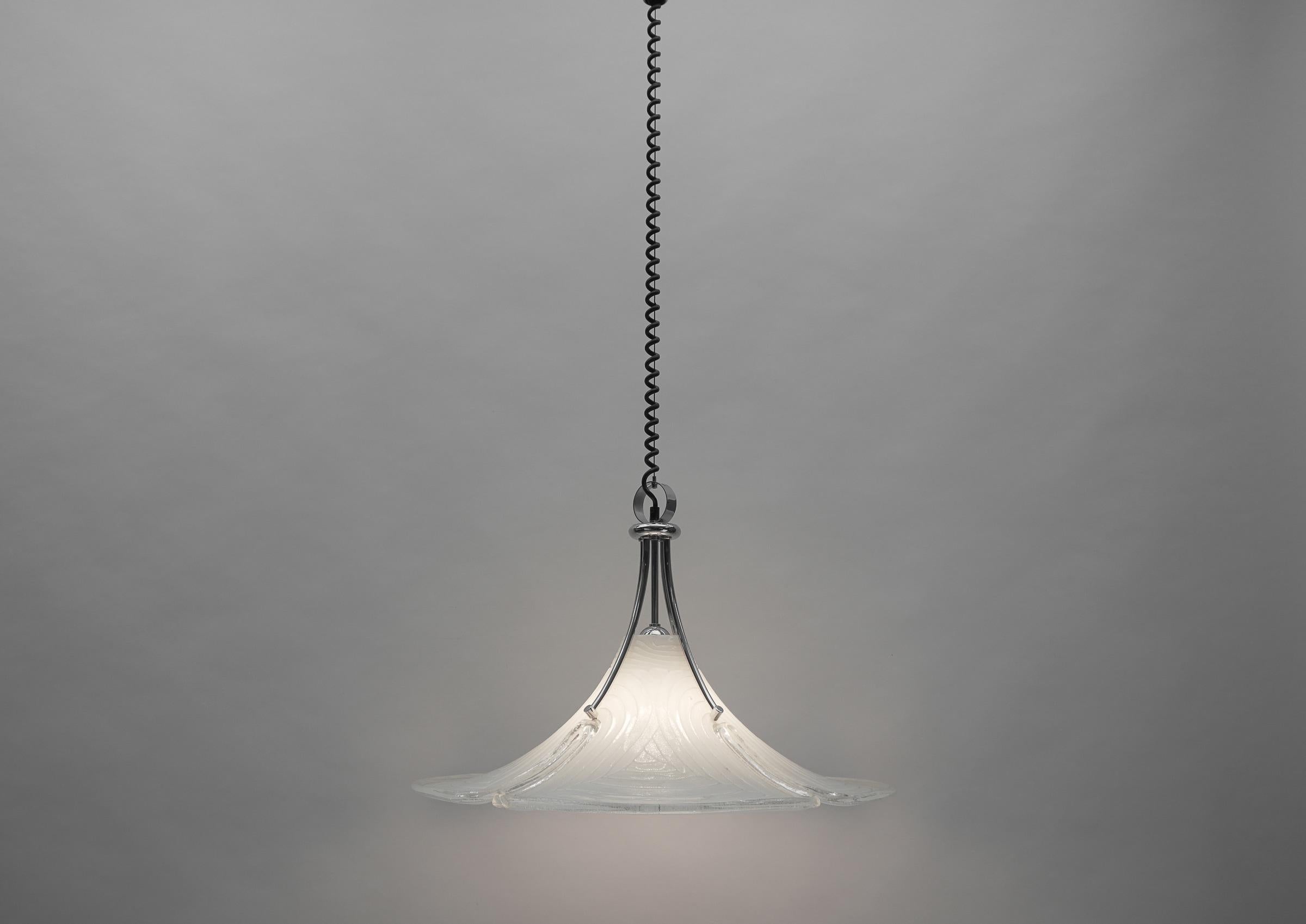 Metal Mid-Century Modern Tulip Lamp by Gebrüder Cosack, 1970s For Sale