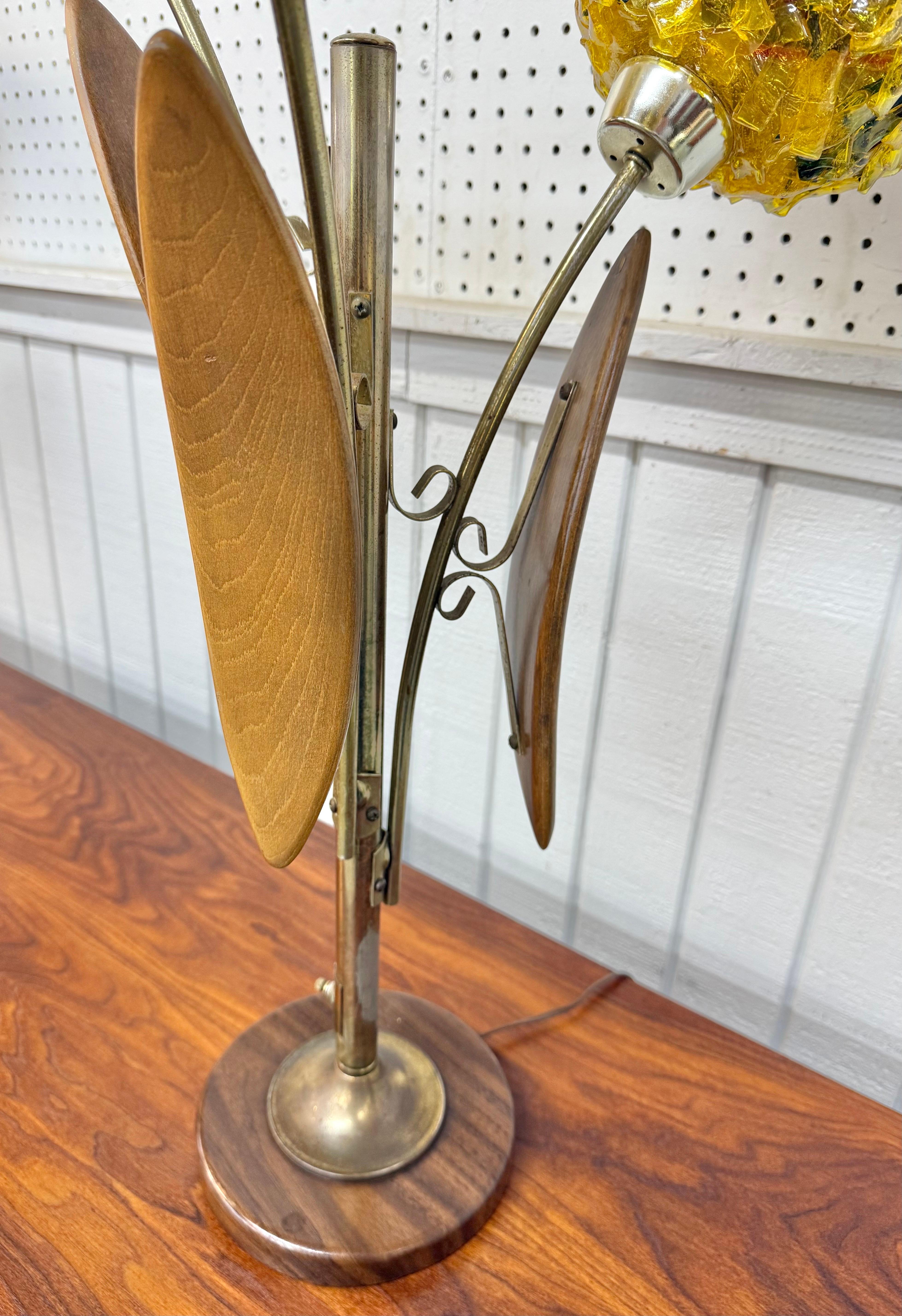 Mid-Century Modern Tulip Spaghetti Shade Table Lamps - Set of 2 in vendita 3