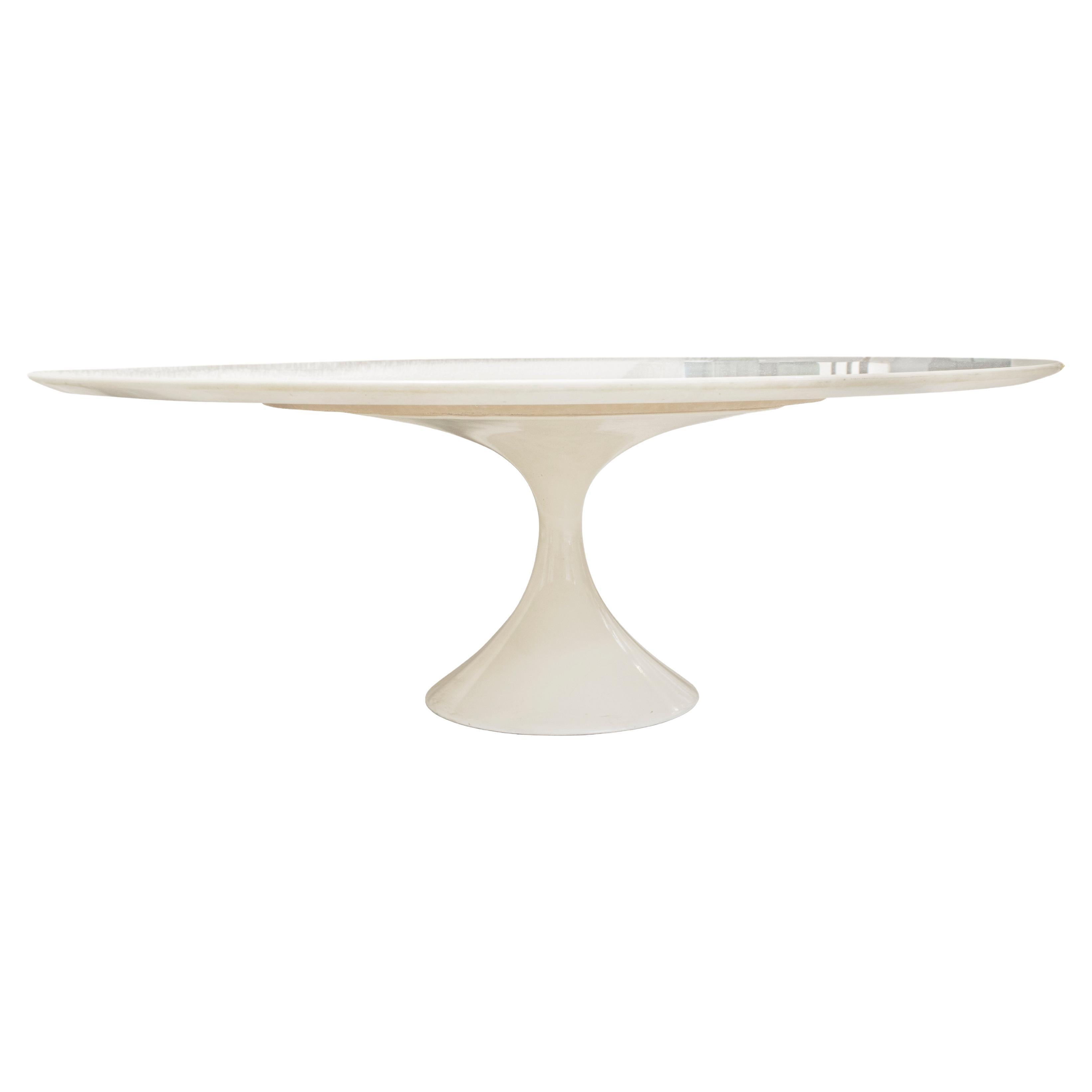 Mid-Century Modern Tulip Style Marble Center Table, Italy, 1960 For Sale