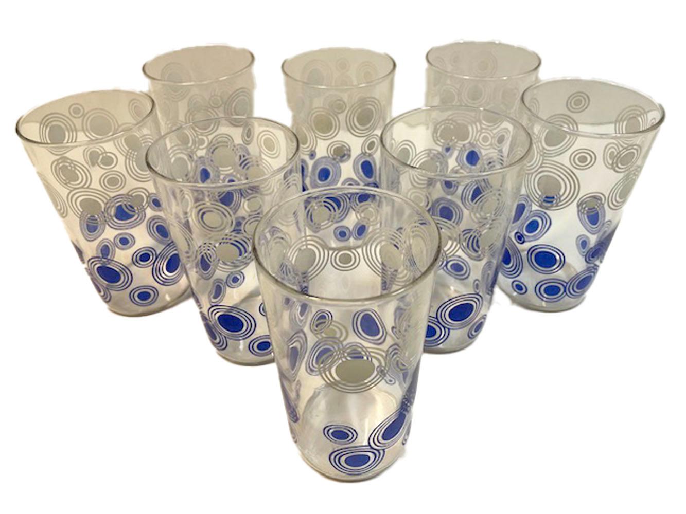 decorated glass tumblers