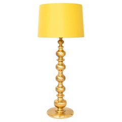 Lampada da tavolo moderna di metà secolo in ottone dorato Italia, 1950 ca.