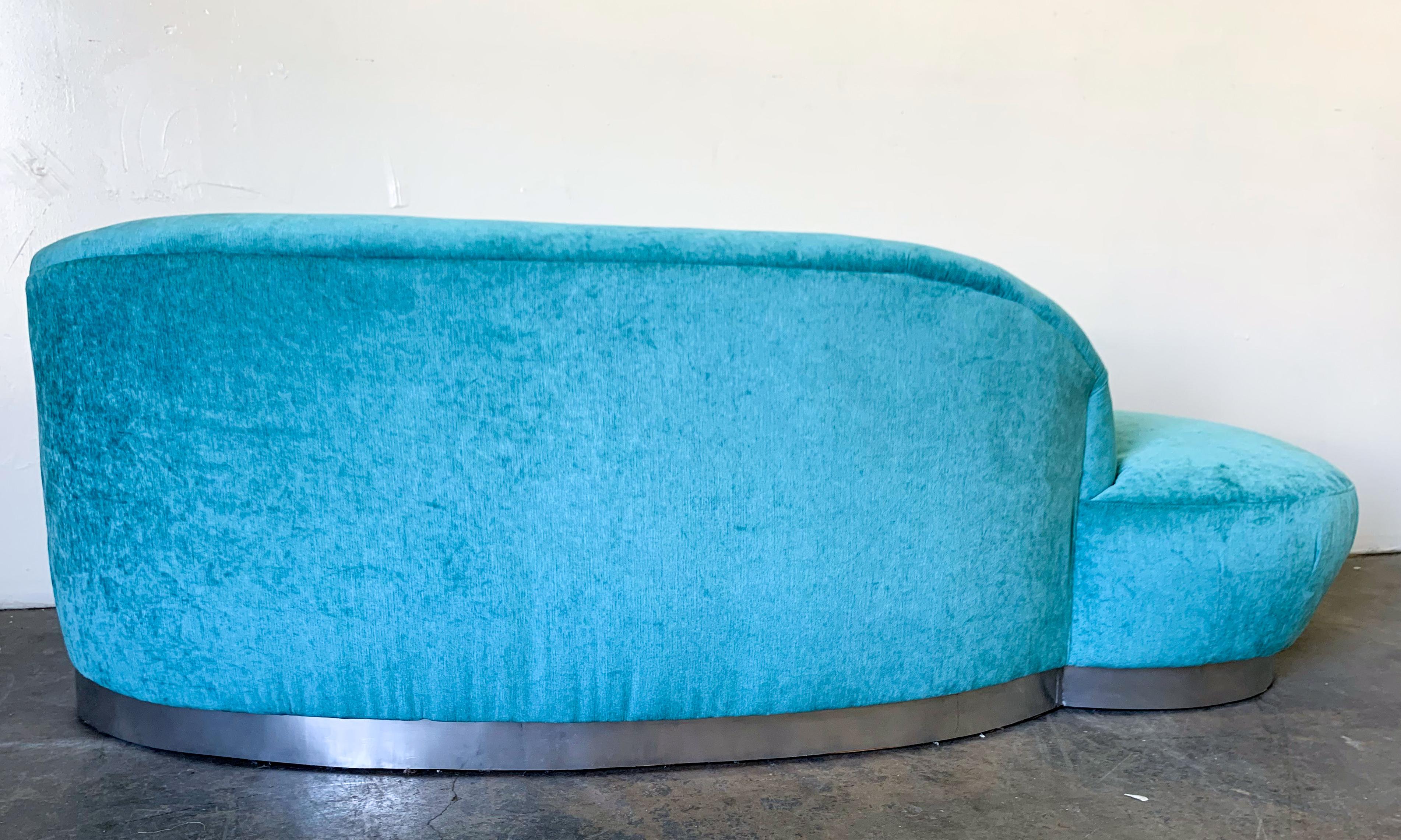 turquoise sofa