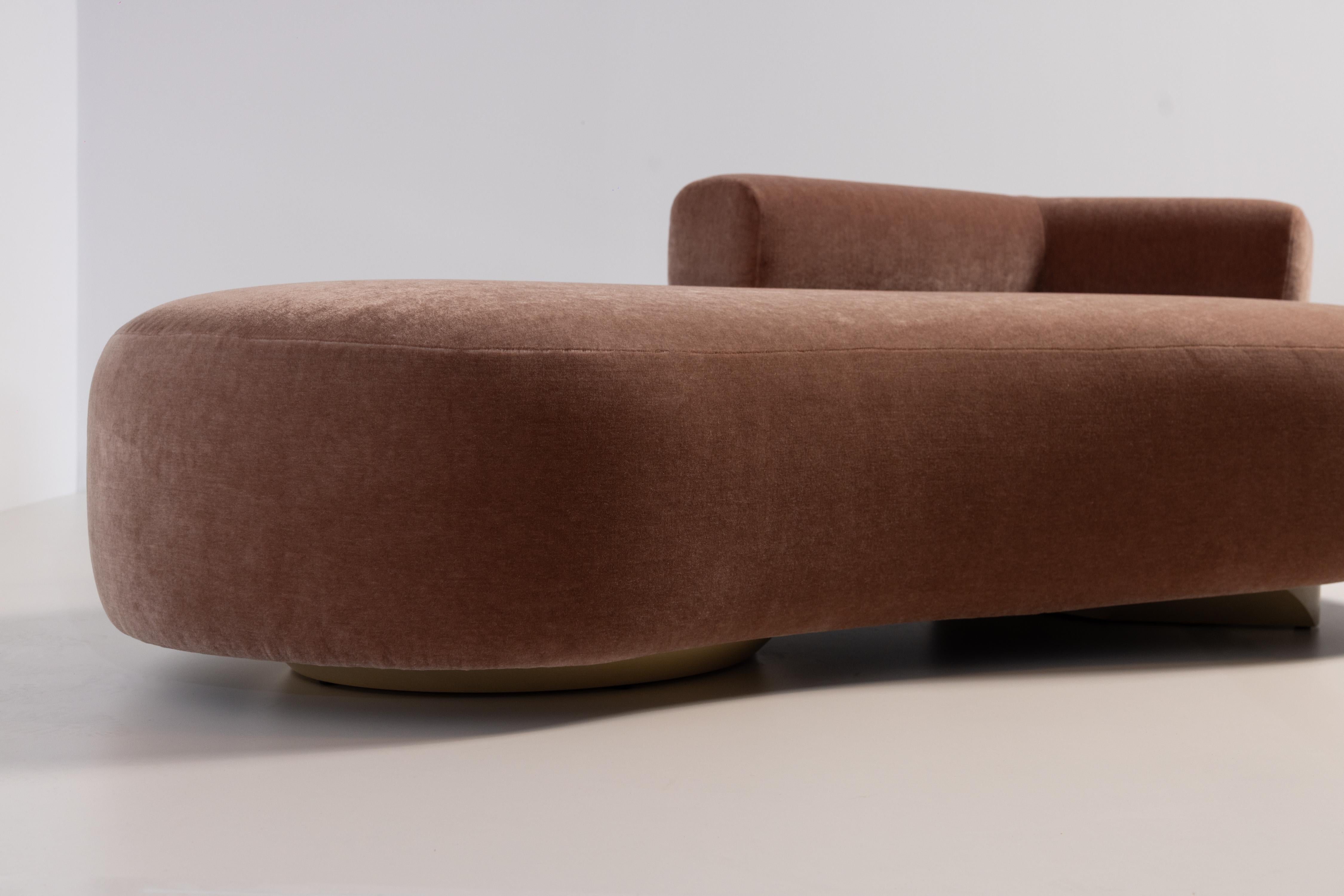Mid-Century Modern Twins Day Bed, DEDAR Mohair, Oak, Handmade by Greenapple For Sale 13