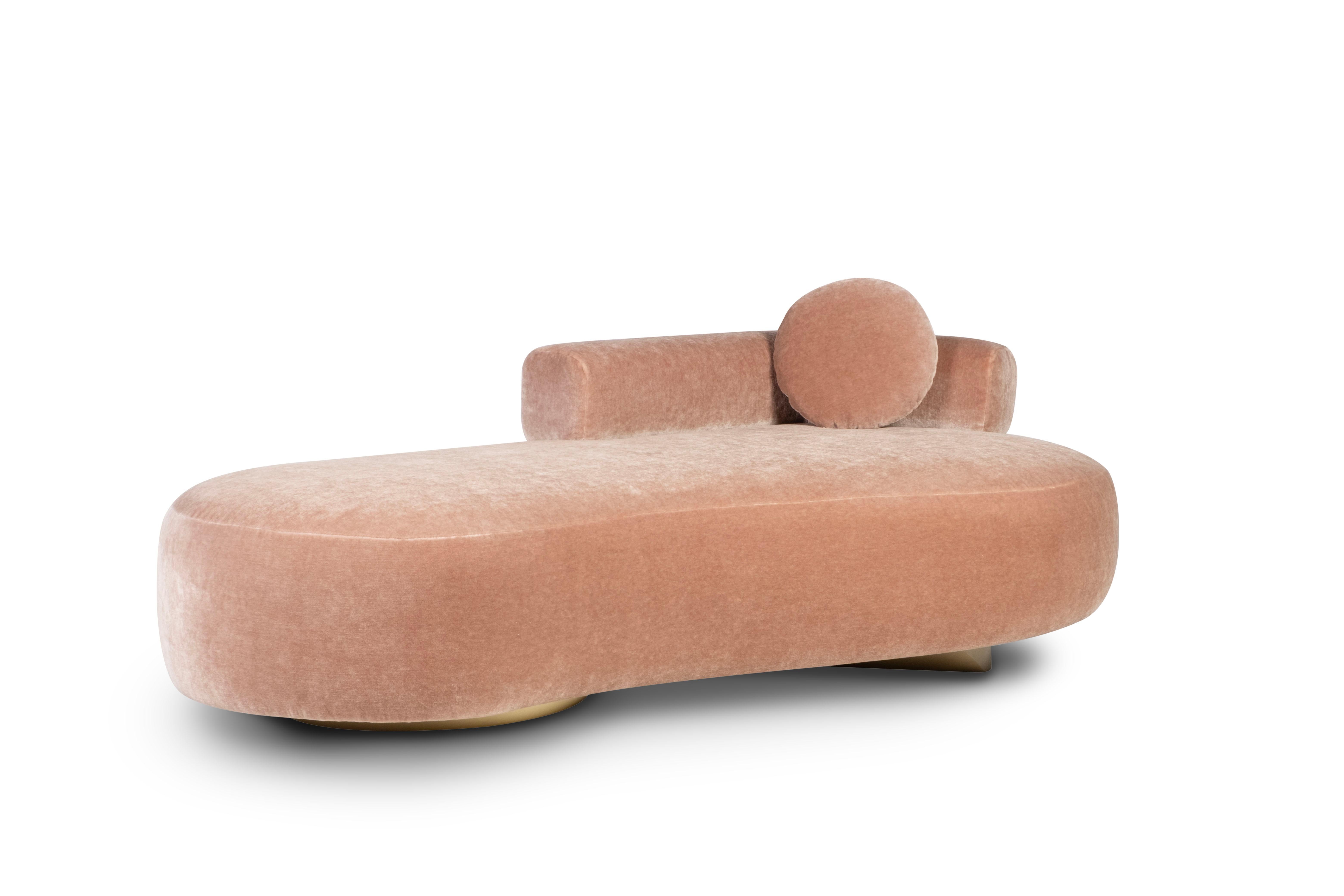 Portuguese Mid-Century Modern Twins Day Bed, DEDAR Mohair, Oak, Handmade by Greenapple For Sale