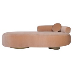 Mid-Century Modern Twins Daybed, DEDAR Mohair, Oak, Handmade by Greenapple