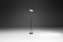 Mid-Century Modern Twisted Italian Floor Lamp, Italy 1950s