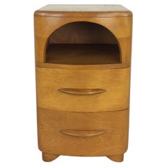 Mid-Century Modern Two Drawer Nightstand by Heywood Wakefield