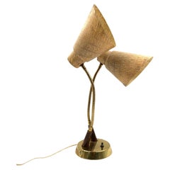 Mid-century modern two lights lamp, France circa 1960