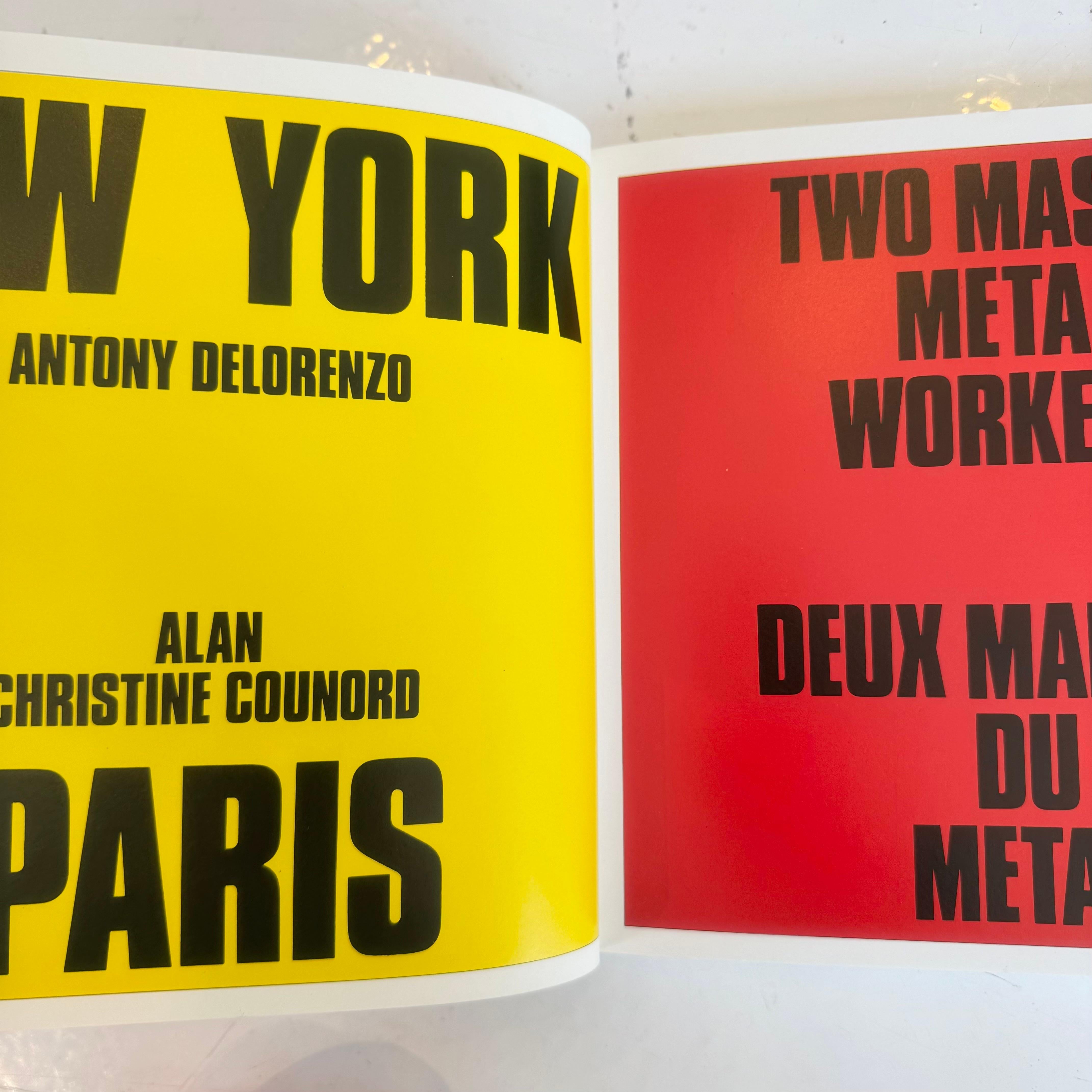 Fin du 20e siècle Modernité du milieu du siècle Deux maîtres métallurgistes, 1985 France en vente