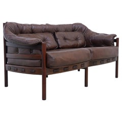 Mid-Century Modern Two-seater sofa by Ellekær & Norell for Coja Sweden, 1970s.