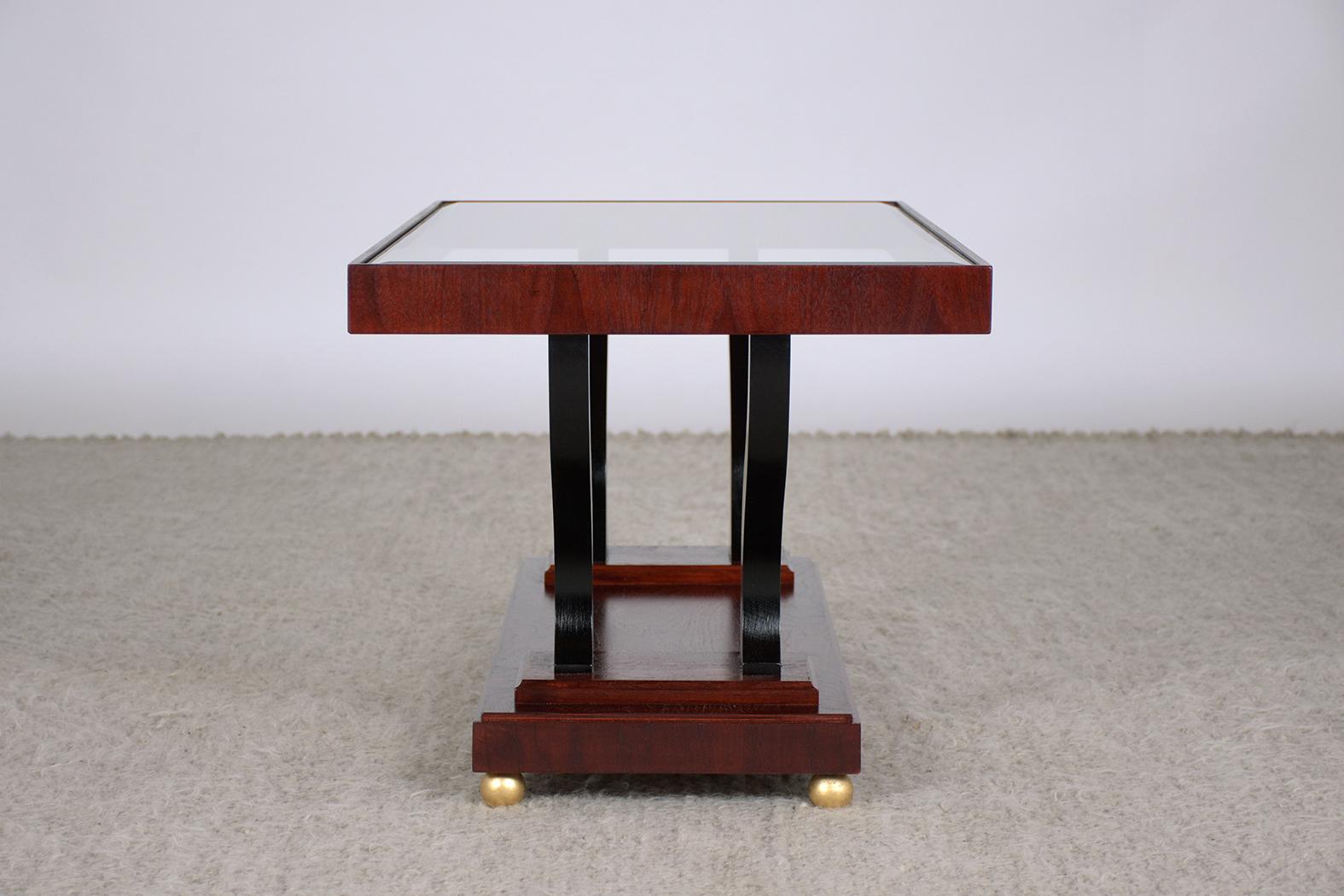 Mid-Century Modern Two Tone Coffee Table For Sale 2