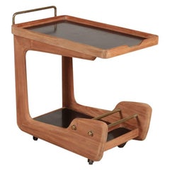 Mid-Century Modern Two-Tier Drinks Cart, circa 1950