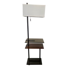 Lampada da tavolo a due piani in stile Mid Century Modern