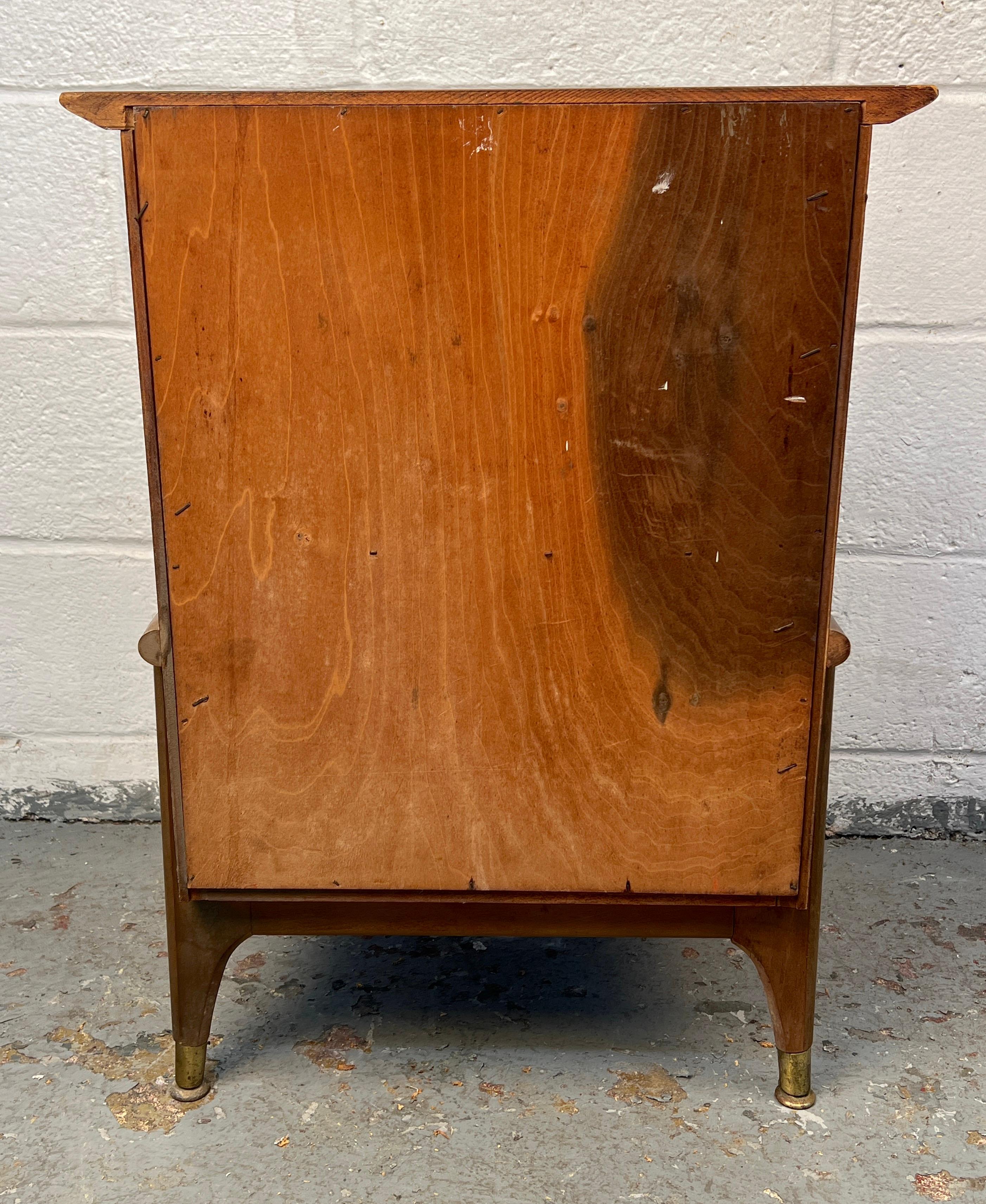 Comodino a due piani in stile Mid-Century Modern in vendita 4