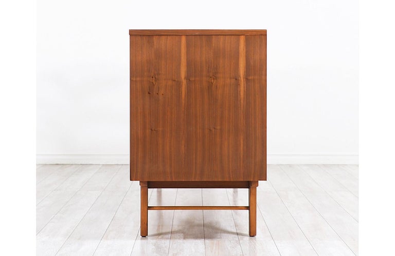 Mid Century Modern Two Tone Lacquered And Walnut Dresser At 1stdibs