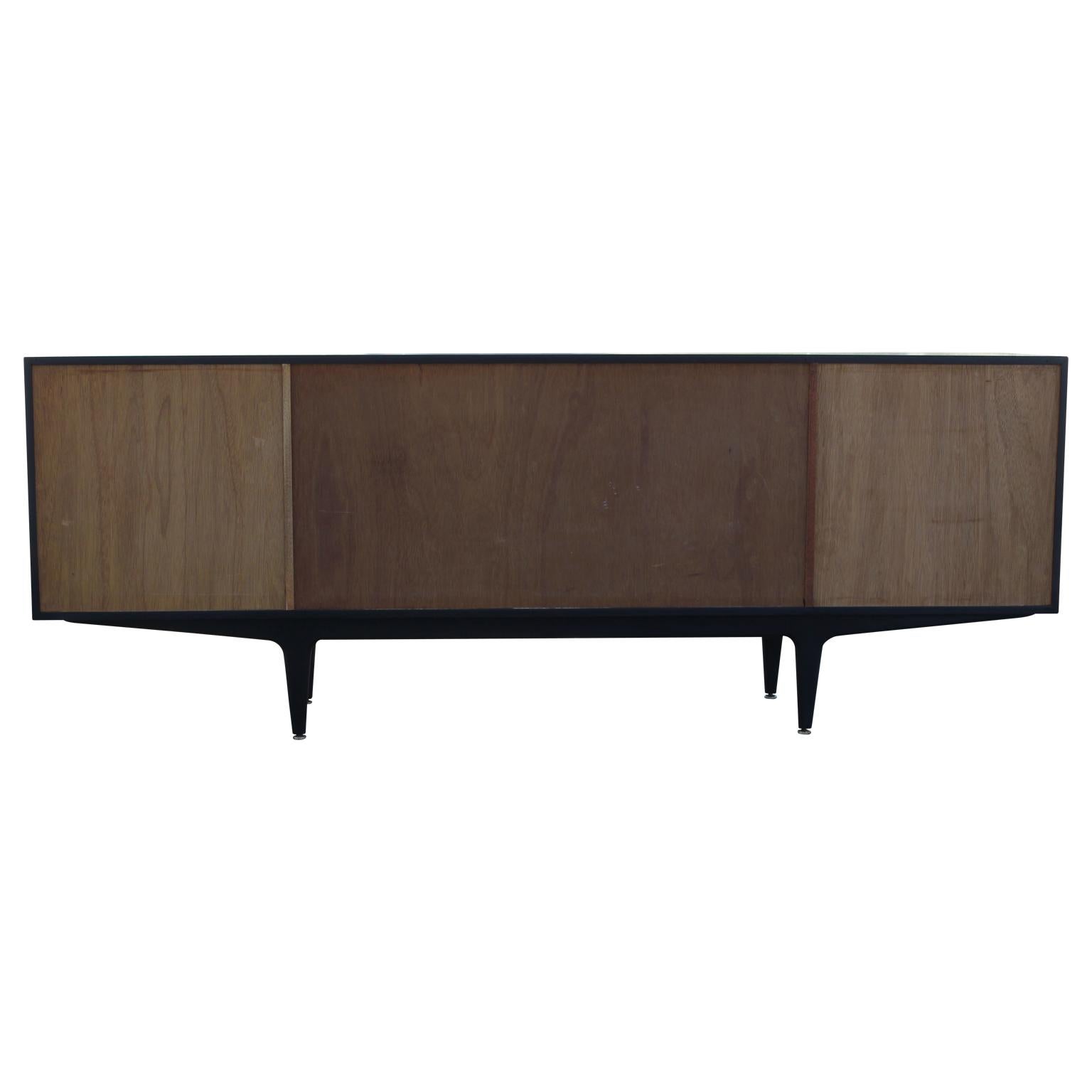 Mid-20th Century Mid-Century Modern Two-Tone Teak Sideboard or Credenza