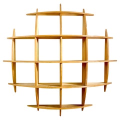 Mid-Century Modern "Tyco" Wall System Bookcase by Manfredo Massironi for Nikol