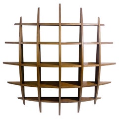 Mid-Century Modern "Tyco" Wall System Bookcase by Manfredo Massironi for Nikol