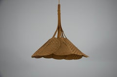 Mid-Century Modern Uchiwa Pendant Lamp in the Style of Ingo Maurer, 1970s