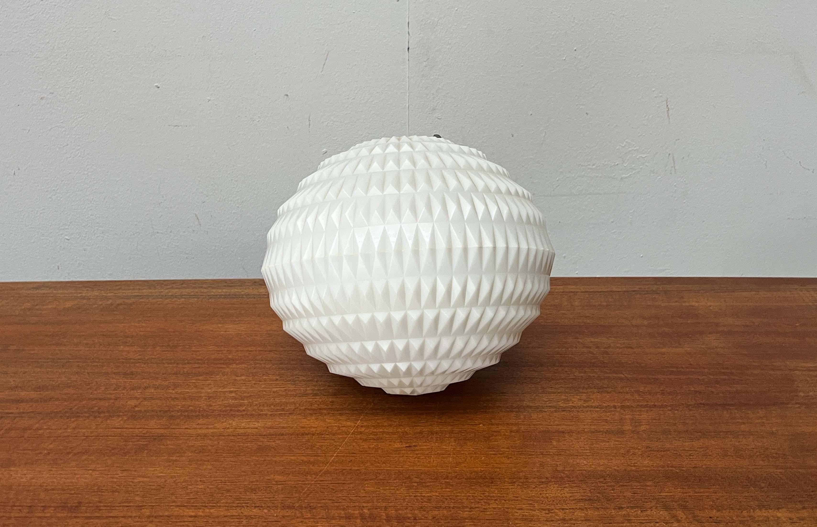 Mid-Century moderno Lampada a sospensione UFO di Aloys Ferdinand Gangkofner per Erco, stile metà secolo moderno in vendita