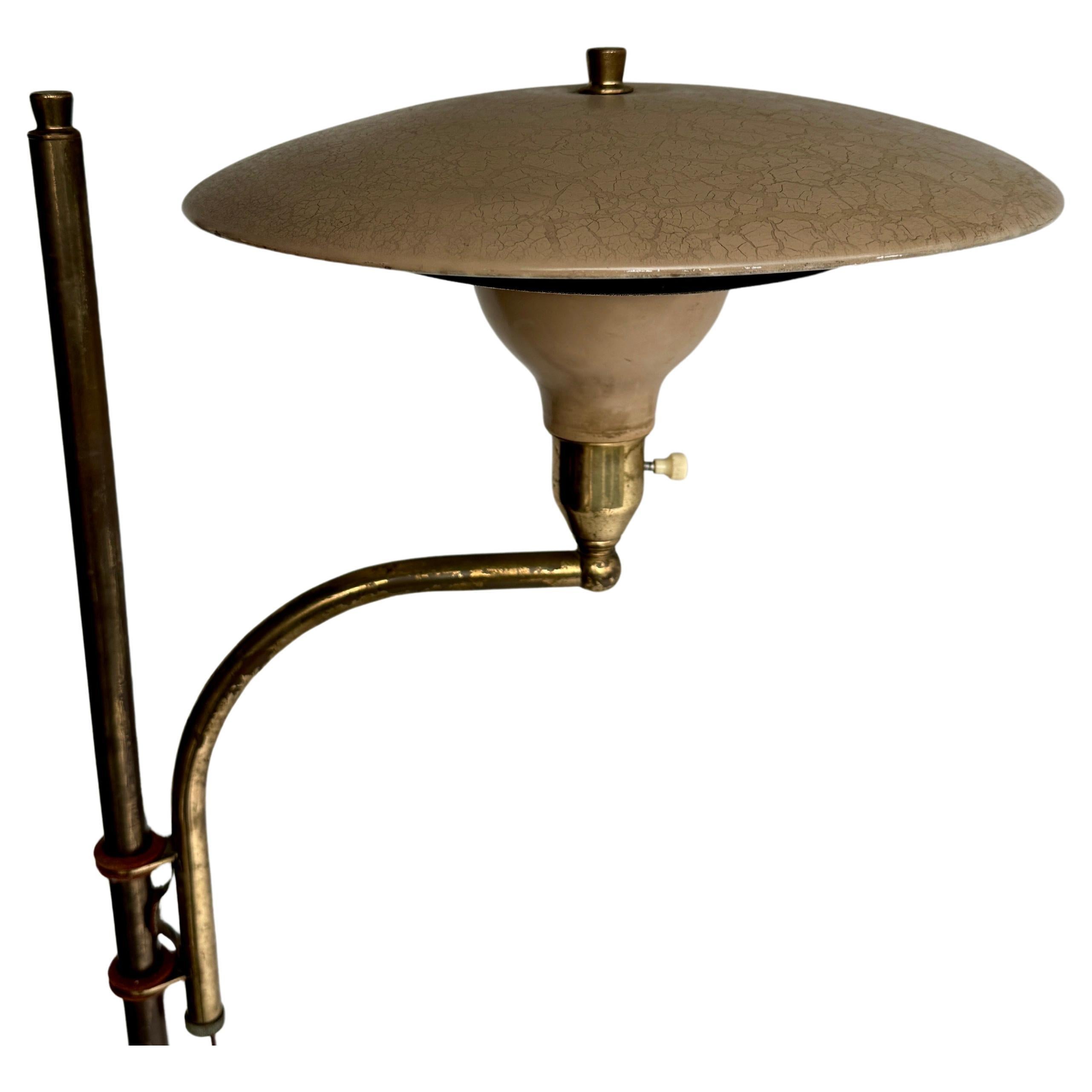 American Mid-Century Modern UFO Style Floor Lamp by MG Wheeler For Sale