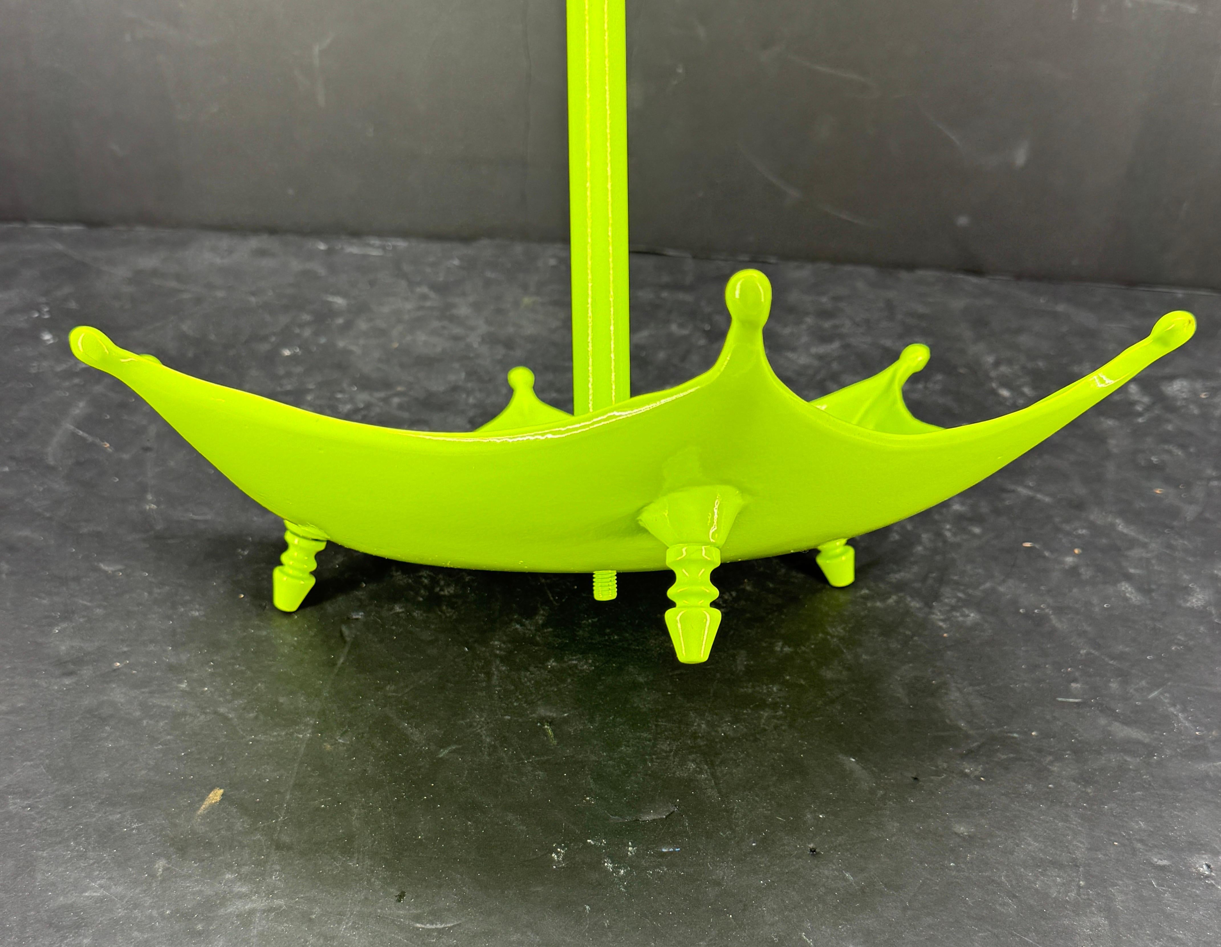 Mid-Century Modern Umbrella Stand Holder, Powder-Coated For Sale 3