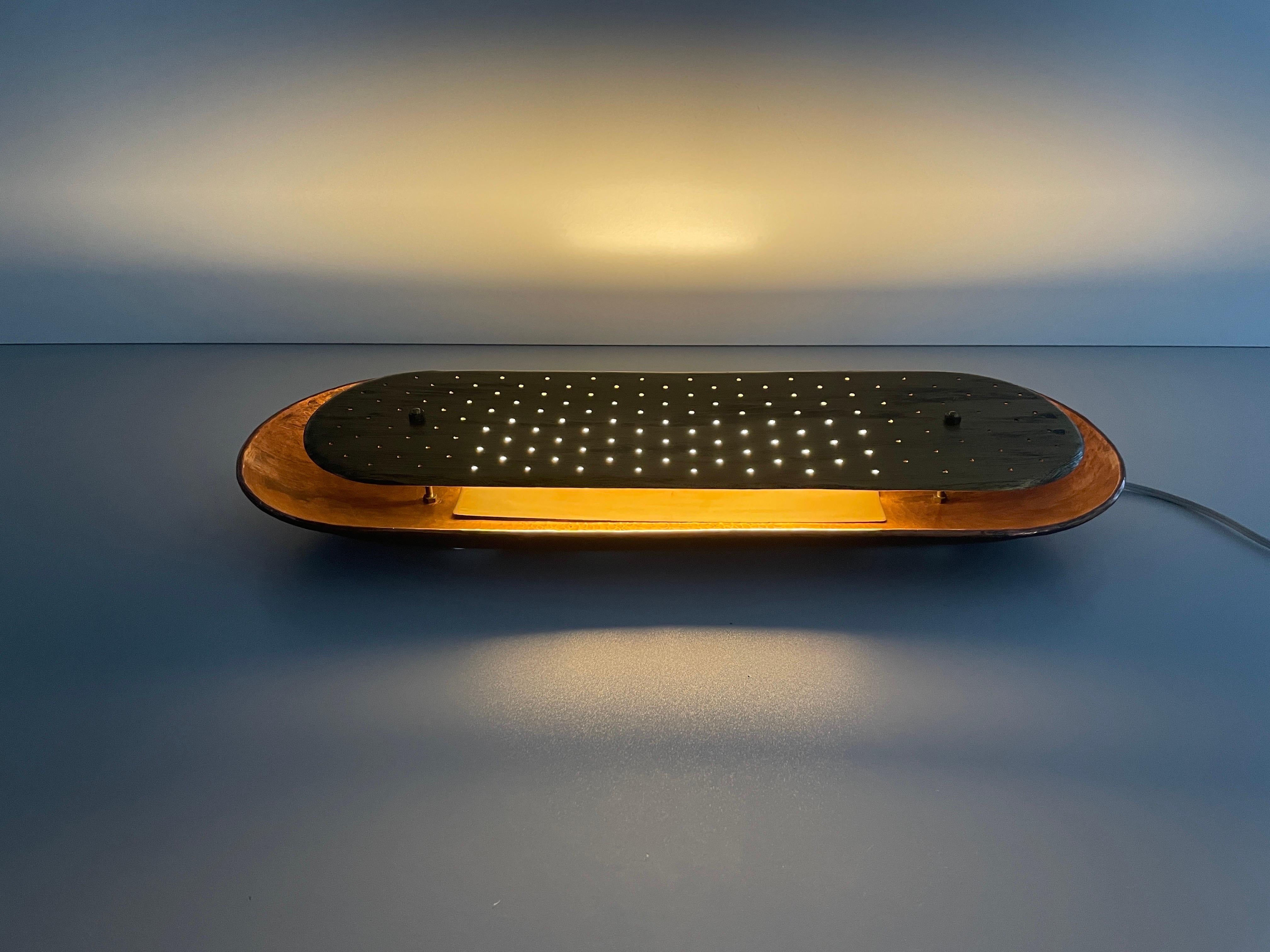 Mid-century Modern Unique Metal Large Cinema Sconce, 1950s, Germany For Sale 8