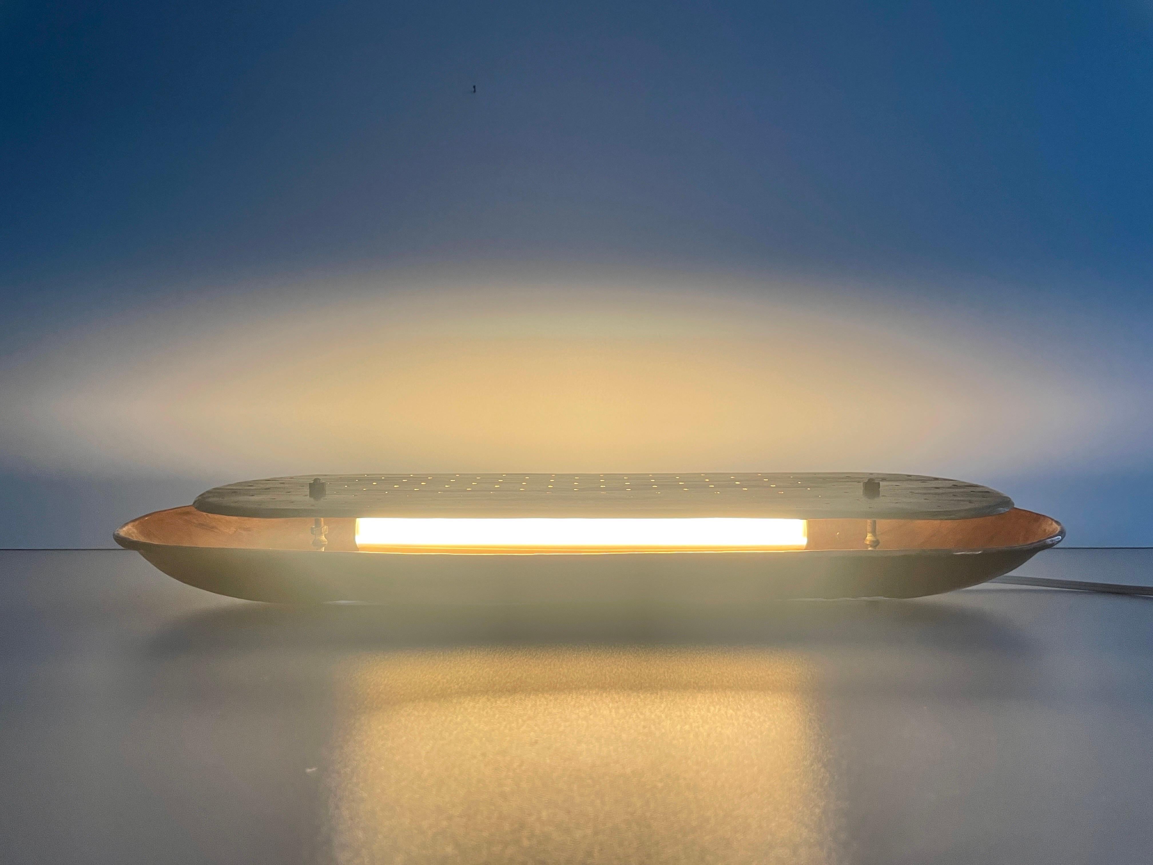 Mid-century Modern Unique Metal Large Cinema Sconce, 1950s, Germany For Sale 10
