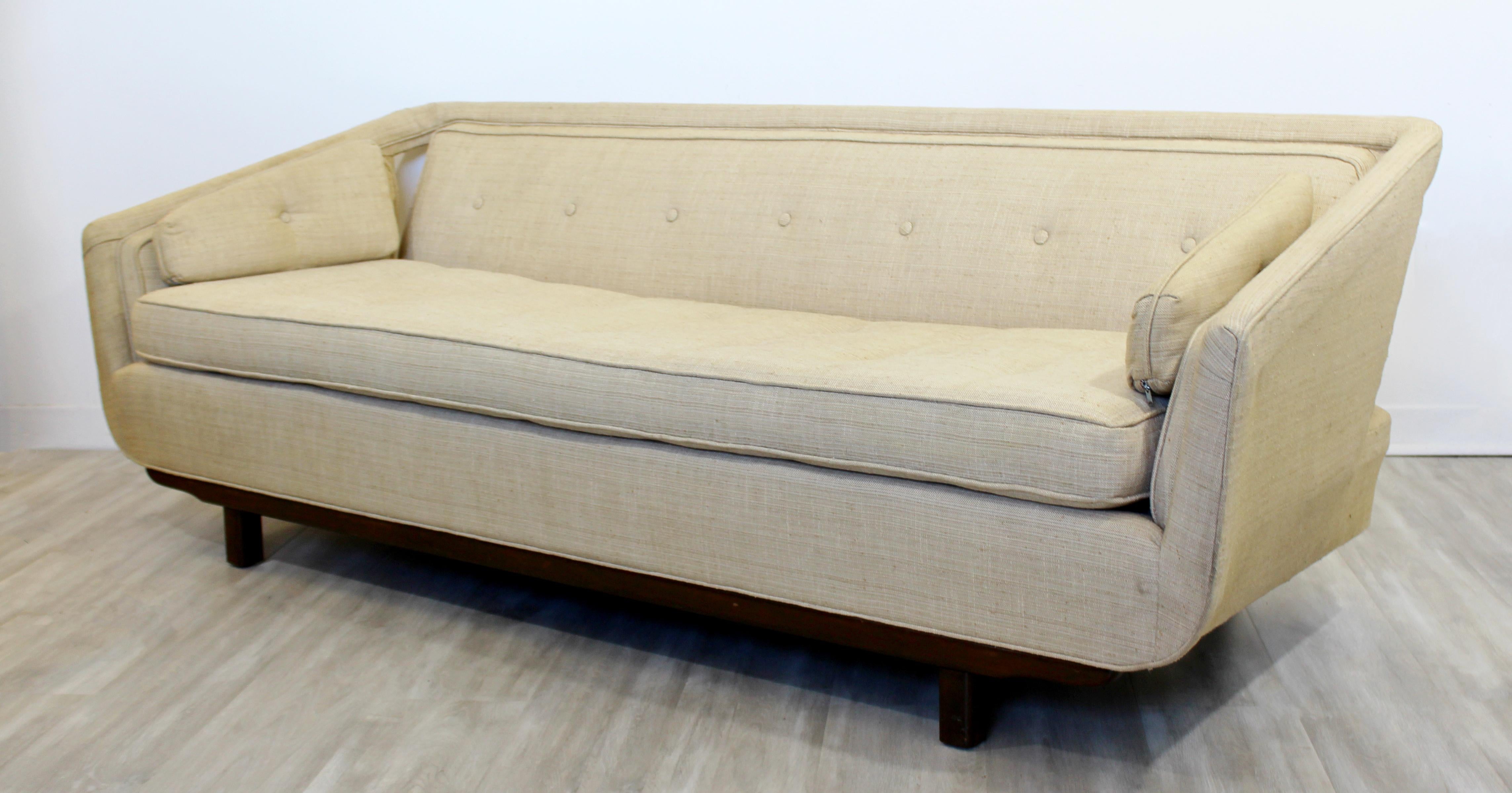 American Mid-Century Modern Unique Sculptural Sofa Attributed to Dunbar or Laszlo, 1960s