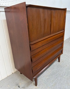 Mid-Century Modern United 1ST Edition Walnut High Chest