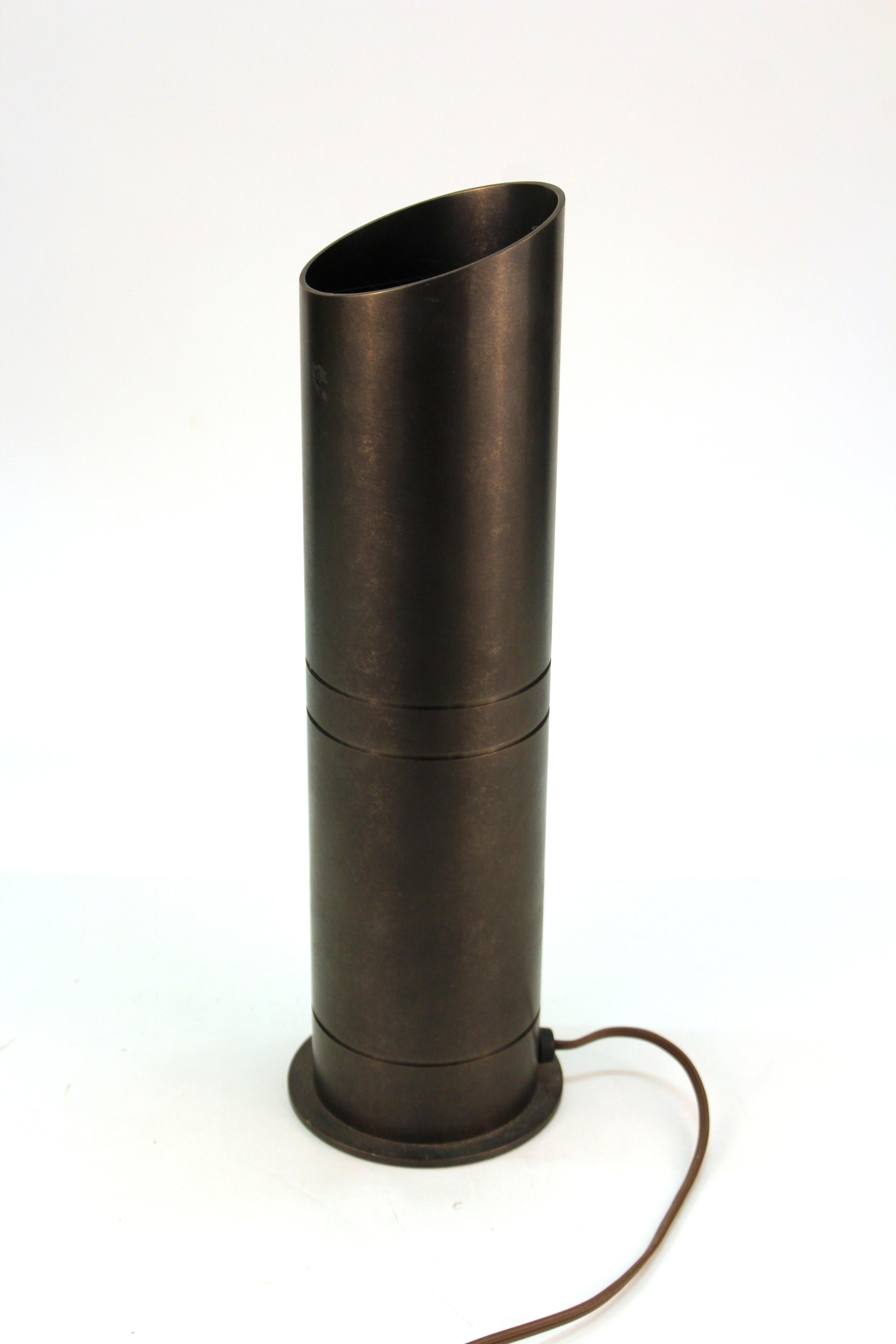 Mid-Century Modern Up Light Bronze Table or Floor Lamp In Good Condition In Astoria, NY