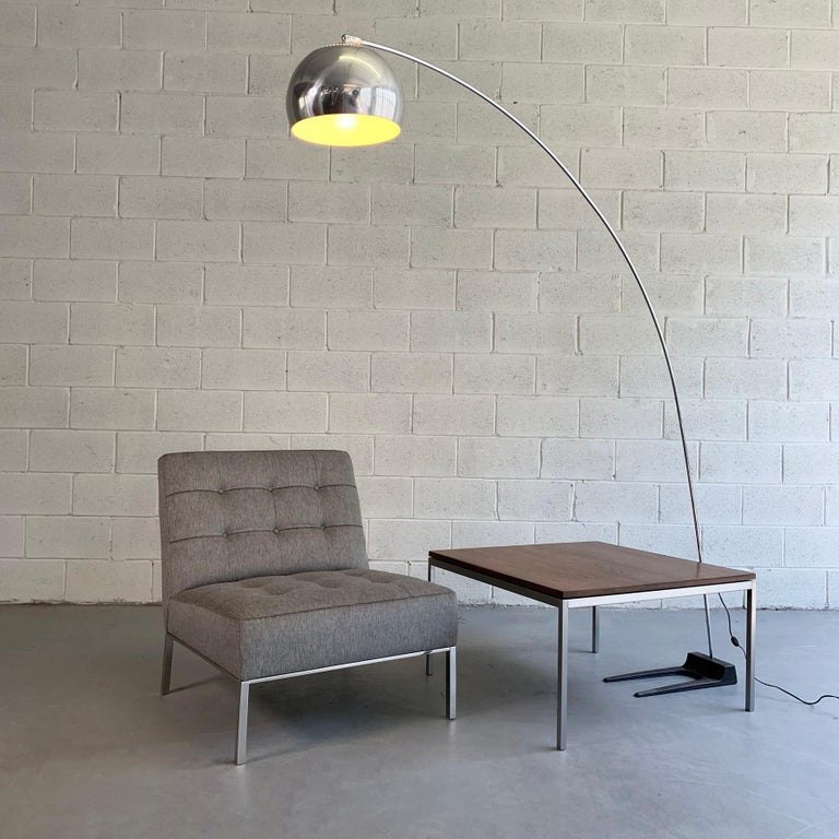 Mid-Century Modern Upholstered Slipper Chair by Florence ...