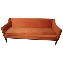 Mid-Century Modern Upholstered Sofa