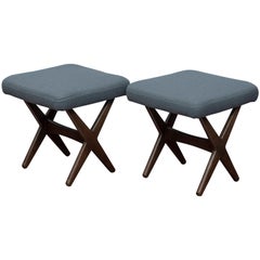 Folke Ohlsson for DUX Upholstered Stools