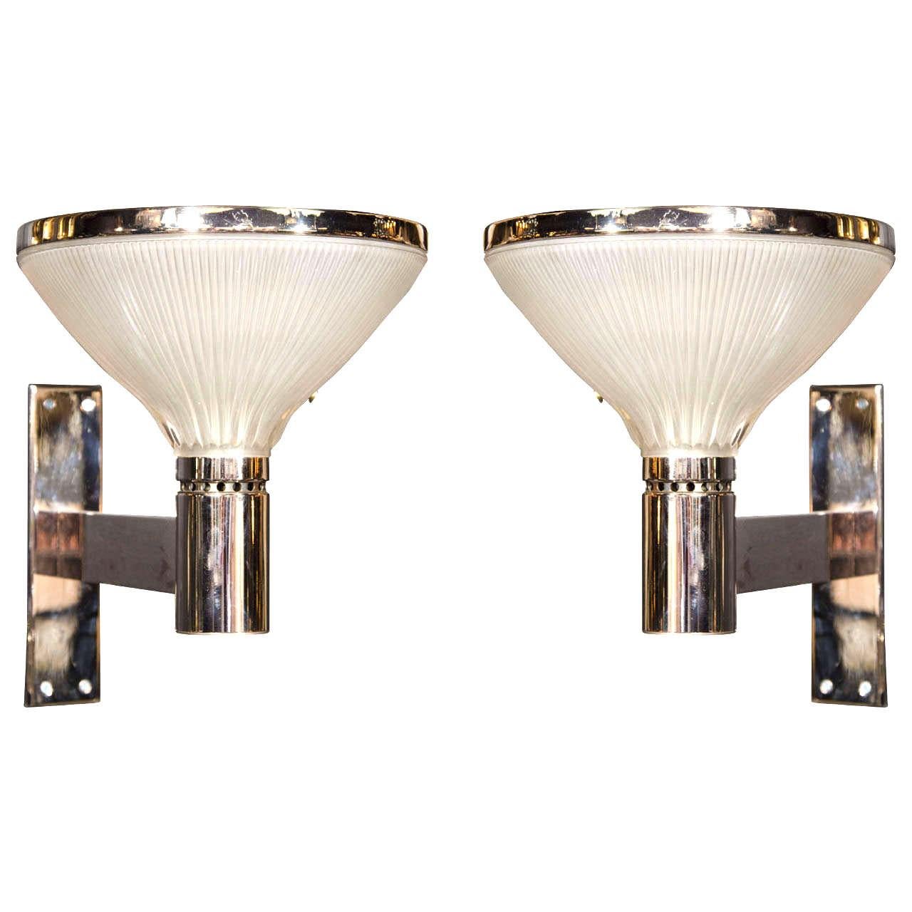 Mid-Century Modern Uplight Sconces by Sergio Mazza for Artemide, 1960s